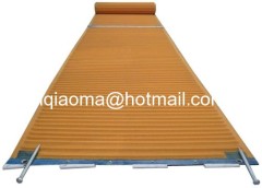 Portable aircraft landing mats