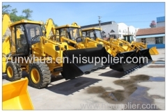 hot sale 4x4 compact cheap mini tractor backhoe loader for sale