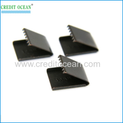 CREDIT OCEAN metal belt end tips silver end clips