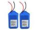 18650 2S2P Li Ion Custom Battery Packs 11.1V 2200mAh With Blue PVC Wrap