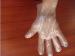 Clear HDPE / PE / Polyethylene Disposable Gloves For Hair Dyeing Smooth Surface