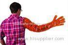 LDPE / HDPE / Plastic Disposable Veterinary Gloves With Long Arm To Shoulder