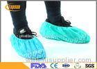 Soft Polypropylen Disposable Protective Shoe Covers Slip Resistant 16 * 41cm