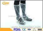 Transparent Disposable Shoe Covers With Elastic Cuff For Boot Slip Resistant