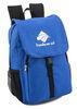 Student Blue 600D Polyester Backpack School Double Shoulder Strap Custom