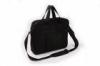 Black Polyetser Briefcase Computer Bags For Men Heat Transfer Printing