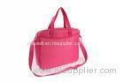 Pink Waterproof Briefcase Computer Bag Handbag Environmentally Friendly