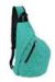 Green One Strap Triangle Sling Backpack For Boys Waterproof Customized
