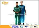 Blue Disposable Plastic Kitchen Aprons PE Gown / PE Disposable Smocks