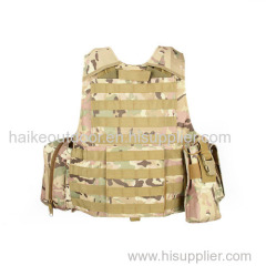 Military Bulletproof Tactical Vest Mesh Molle Tactical Vest for CS game