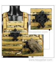 military army 360 degree angles holster platforms gun accessories