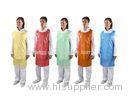 Colorful Round Neck Disposable Plastic Aprons For Hospital / Restaurant / Kitchen