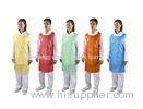 Colorful Round Neck Disposable Plastic Aprons For Hospital / Restaurant / Kitchen