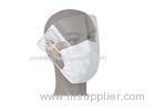 Disposable Non Woven Disposable Face Mask With Clear Eye Shield For Dentist
