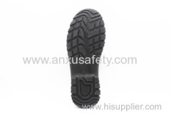 AX16014 split leather upper and PU Injection outsole safaty footwear
