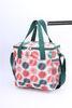 Ladies Wine Polyester Cooler Bag Folding Insulation Lining Heat Transfer Printing