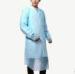 Disposable Isolation CPE Gown Custom Hospital Gowns Blue Color Individual Pack