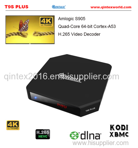 Qintex T9S Plus Amlogic S905 quad core android 5.1 tv box