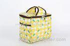 Thermal Cute Lemons Print 600D Polyester Lunch Box Measured 24.5 * 15.5 * 23cm