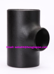 carbon steel A234 equal tee pipe fittings