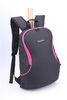 Big Black Water Resistant Polyester Backpacks For Students Eco Friendly