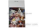 Flip Changing Effect 3d Lenticular Postcards PET / PP / PVC Printing