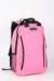 600D Polyester Pink Back Pack / Teenage Waterproof School Backpack Carrying