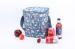 Women Flowers Printed Cooler Bags / Insulated Beach Cooler Bags Zipper