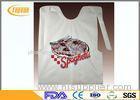 Colorful Disposable Plastic Seafood Bibs / Restaurant Disposable Plastic Wear