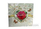 Customised Valentine'S Day Greeting 3d Lenticular Card Offset Printing In PP Plastic