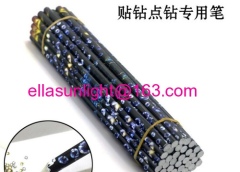 wax pencil with self- adhasive dotting pencil Nail Art dotting White Pen Rhinestone Picker Pencil