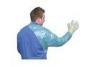 Disposable LDPE + EVA Plastic Elbow Length Gloves For Household Cleaning