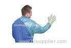 Disposable LDPE + EVA Plastic Elbow Length Gloves For Household Cleaning