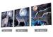 PET Plastic Printing Service / 3D Lenticular Pictures 40x40cm Home Decoration