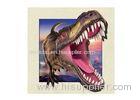 Dinosaur Image 0.6mm PET 3d Lenticular Pictures For Decoration 40x40cm