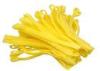 High Temperature Yellow Hook And Loop Cable Ties Fastener For Home / Office