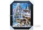 CMYK Printing Image 3D Lenticular Printing Service PET / PP Animal Pictures