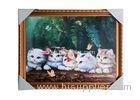 Love Cat Image Lenticular 3d Pictures Decoration Craft Modern PS Frame For House