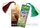 Eco - Friendly Kids 3D Lenticular Custom Plastic Bookmarks With 0.6mm PET For Gift / Premium