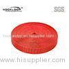 80mm Red Magic Tape Injected Molded Hook Fastener Strap 50 Yards / Roll