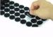 Die Cut Back Adhesive Hook And Loop Dots 100mm Velcro Coins Bulk