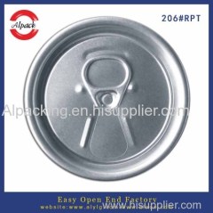 206 aluminum beverage can lid eoe