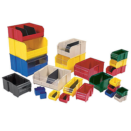 Stackable Plastic Storage Bins