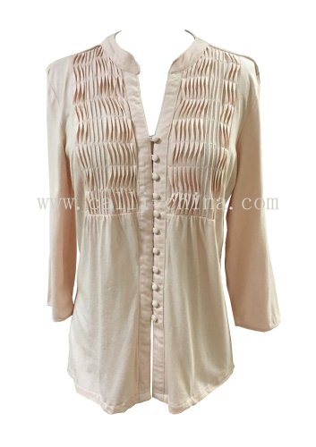 Women's V-neck Knitted Blouse