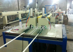 Stable running Plastic Extrusion Line / Extruder For PE Twin Pipe