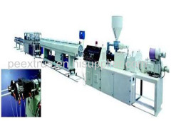 380V high speed Plastic Extrusion Line PVC Twin Pipe Production Line