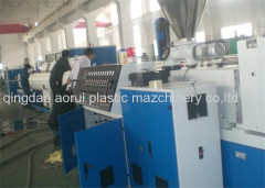 PVC Drainage Pipe Plastic Extrusion Machinery PVC Conical Twin Screw Extruder Machine