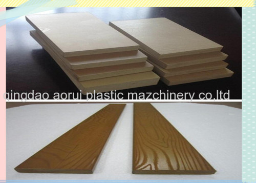 Wood Skinning Foam Board Extrusion Machine / Board Extruder Manufacturer wpc Board Production Line