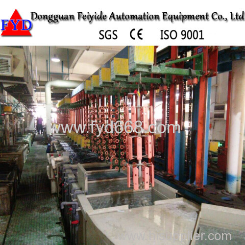 Feiyide Automatic Ring- type Vertical Plating Line for Electric Parts and Bath Accessory Plating