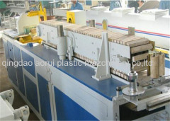 PVC Celling Panel Plastic Manufacturing Machines With Double Screw Design